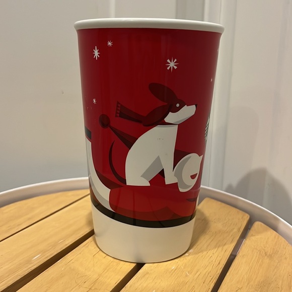 Starbucks Holiday Christmas Mug Vintage 2011 Red - Picture 3 of 5